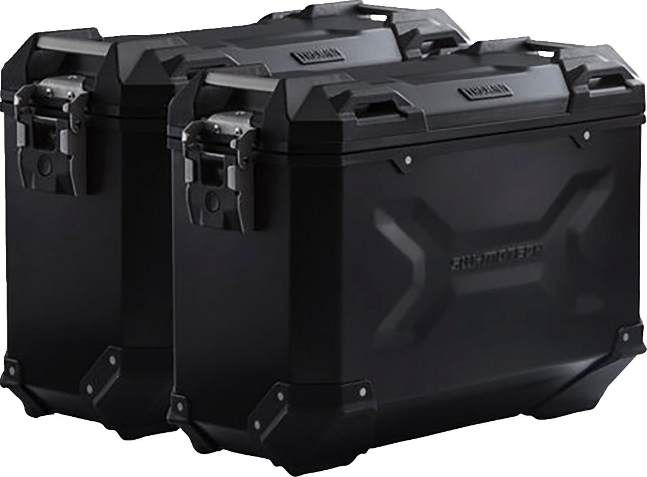 SW-MOTECH TRAX ADV Aluminum Case System - Black - Ducati Multistrada V4 '21-'24 KFT.22.822.70200/B