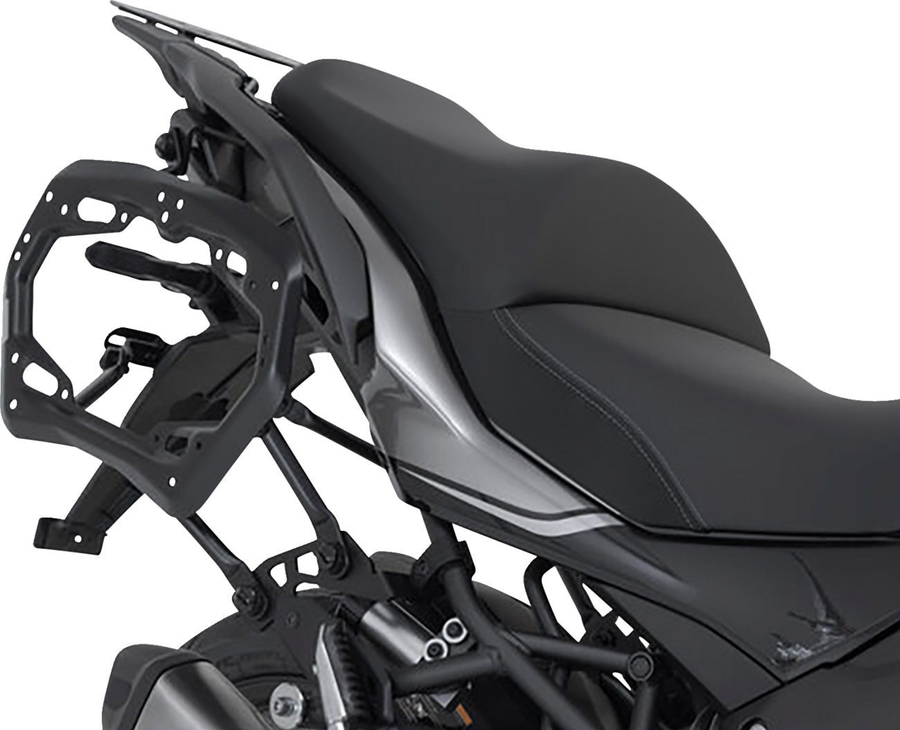 SW-MOTECH TRAX ADV Aluminum Case System - Black - Kawasaki Versys 1000 '18-'23 KFT.08.922.70101/B