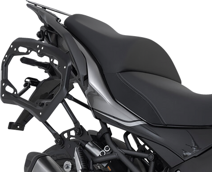 SW-MOTECH TRAX ADV Aluminum Case System - Silver - Kawasaki Versys 1000 '18-'23 KFT.08.922.70001/S