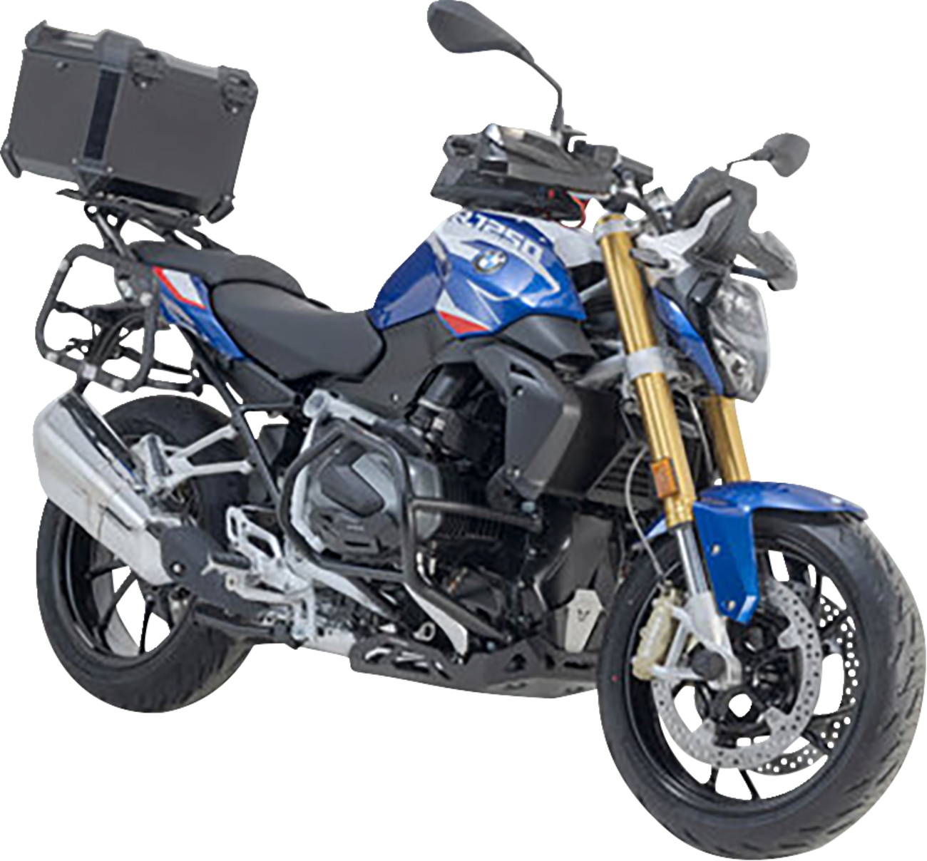 SW-MOTECH TRAX ADV Top Case System - Black - BMW R1200/R1250 '14-'24 GPT.07.573.70000/B