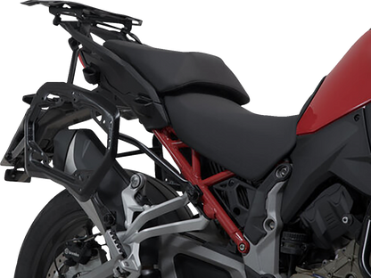 SW-MOTECH TRAX ADV Aluminum Case System - Silver - Ducati Multistrada V4 '21-'24 KFT.22.822.70300/S
