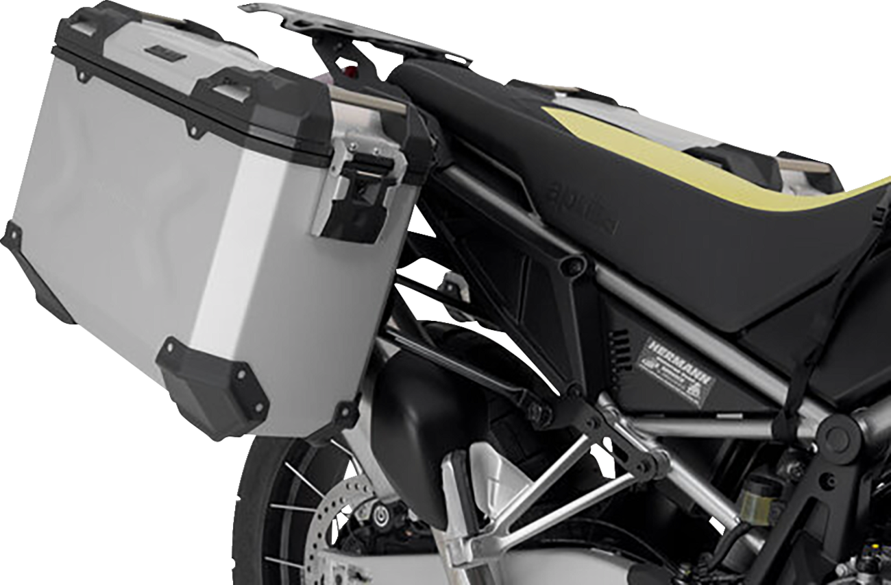 SW-MOTECH TRAX ADV Aluminum Case System - Silver - Aprilia Tuareg 660 '22-'24 KFT.13.849.70000/S