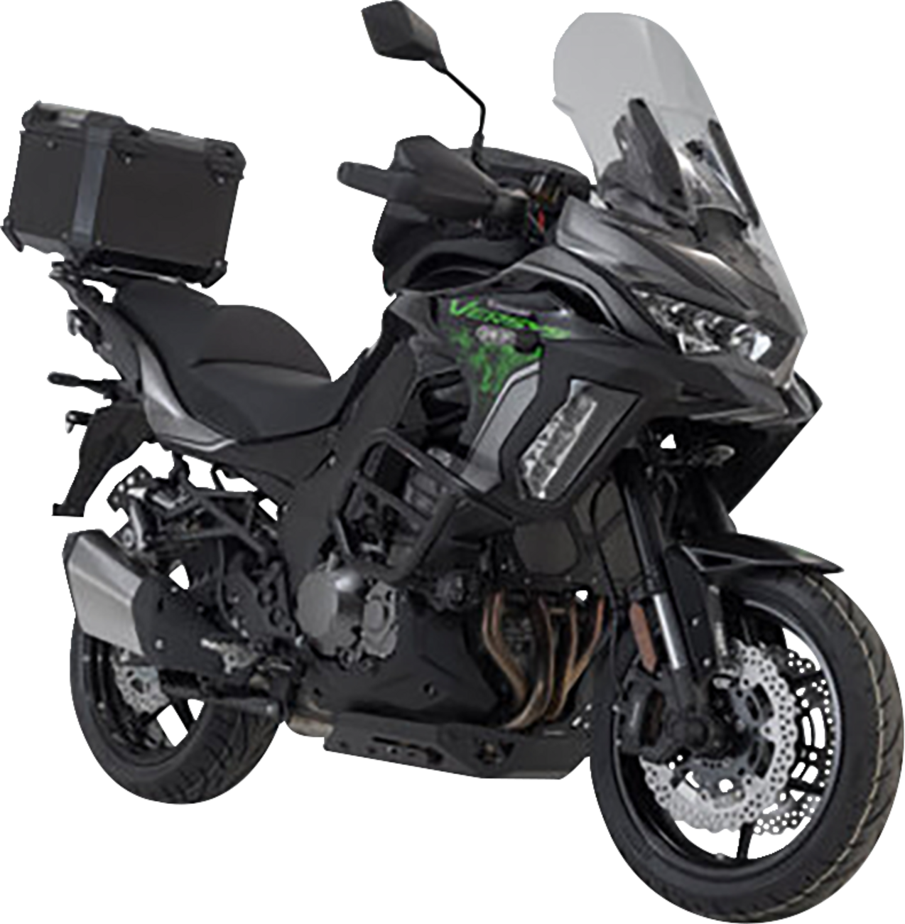 SW-MOTECH TRAX ADV Top Case System - Black - Kawasaki Versys 1000 '11-'23 GPT.08.368.70000/B