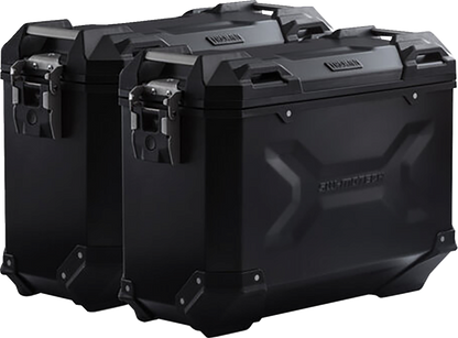 SW-MOTECH TRAX ADV Aluminum Case System - Black - Honda Africa Twin '19-'24 KFT.01.942.70001/B