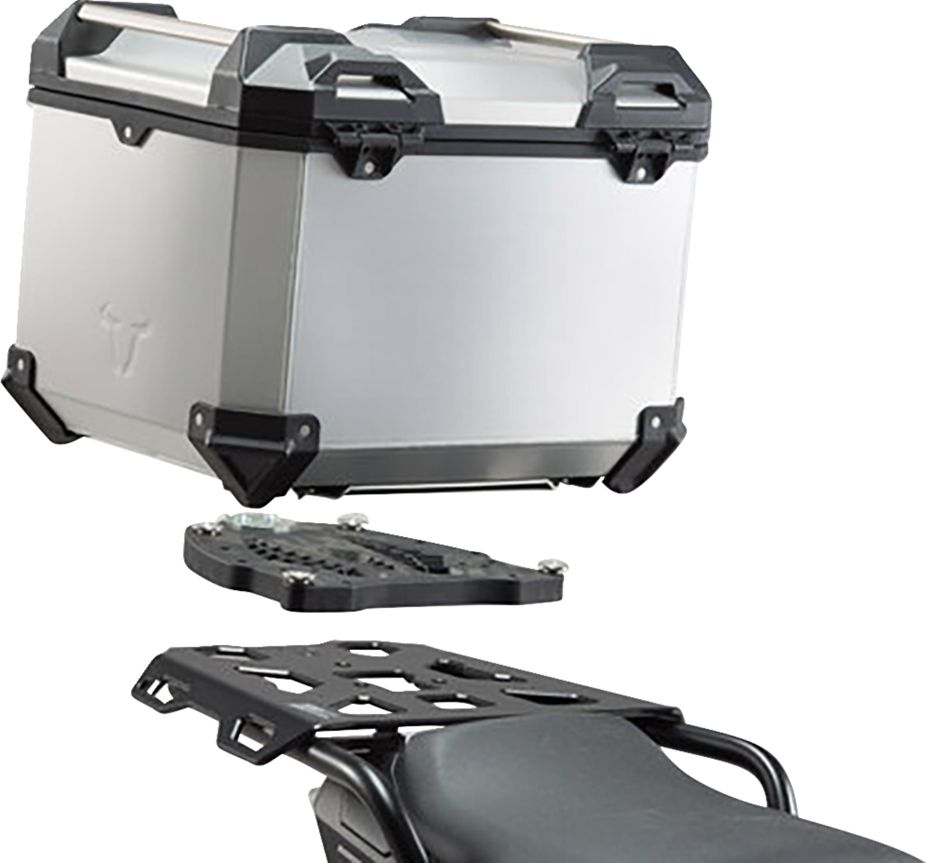 SW-MOTECH TRAX ADV Top Case System - Silver - BMW GPT.07.782.70100/S