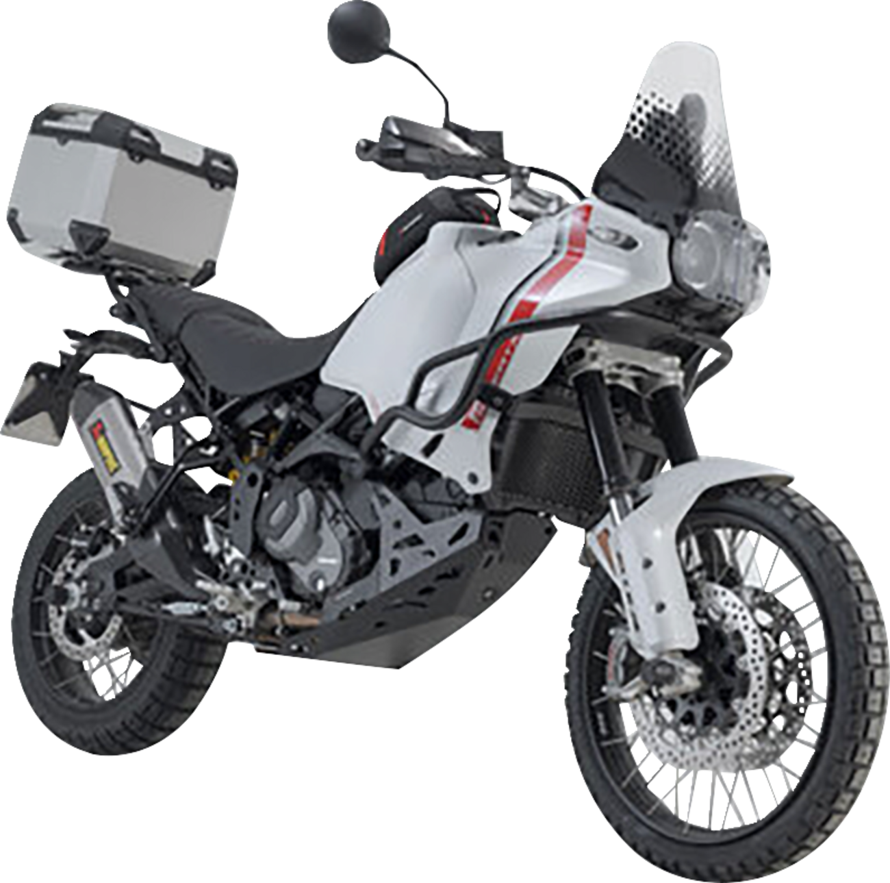 SW-MOTECH TRAX ADV Top Case System - Silver - Ducati DesertX '22-'24 GPT.22.995.70000/S