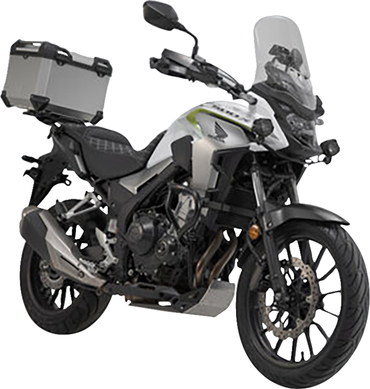 SW-MOTECH TRAX ADV Top Case System - Silver - Honda CB500/CBR500/NX500 '13-'24 GPT.01.373.70000/S