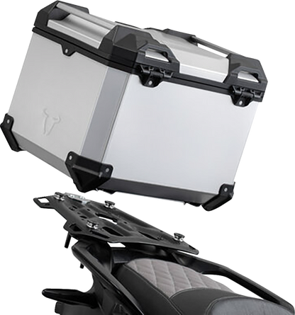 SW-MOTECH TRAX ADV Top Case System - Silver - Triumph Tiger 1200/Tiger Explorer 1200 '12-'21 GPT.11.900.70000/S