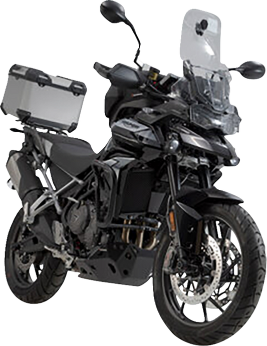 SW-MOTECH TRAX ADV Top Case System - Silver - Triumph Tiger 850 Sport/Tiger 900/Tiger 1200 '20-'24 GPT.11.953.70000/S