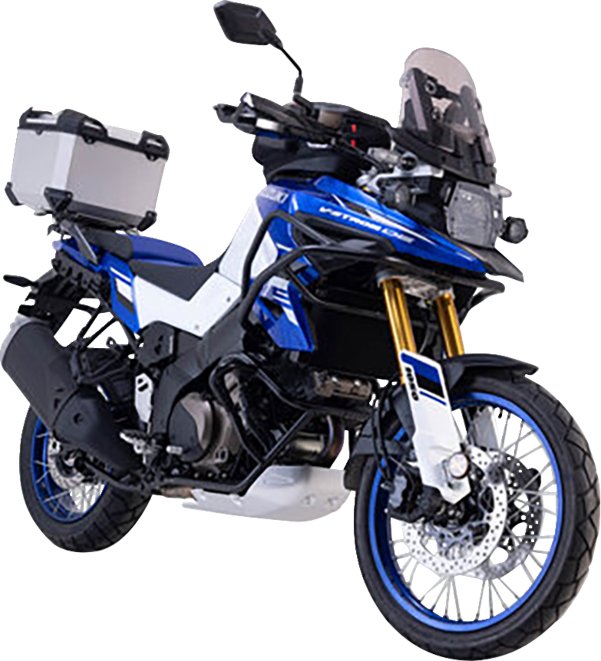 SW-MOTECH TRAX ADV Top Case System - Silver - V-Strom 650/1000/1050 '14-'24 GPT.05.440.70002/S