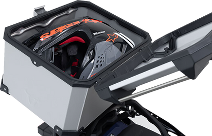 SW-MOTECH TRAX ADV Top Case System - Silver - V-Strom 650/1000/1050 '14-'24 GPT.05.440.70002/S