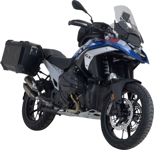 SW-MOTECH TRAX ADV Aluminum Case System - Black - BMW R 1300 GS '24 KFT.07.975.70000/B
