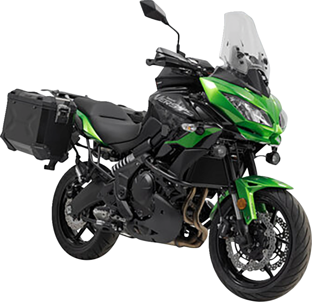 SW-MOTECH TRAX ADV Aluminum Case System - Black - Kawasaki Versys 650 '14-'22 KFT.08.518.70000/B