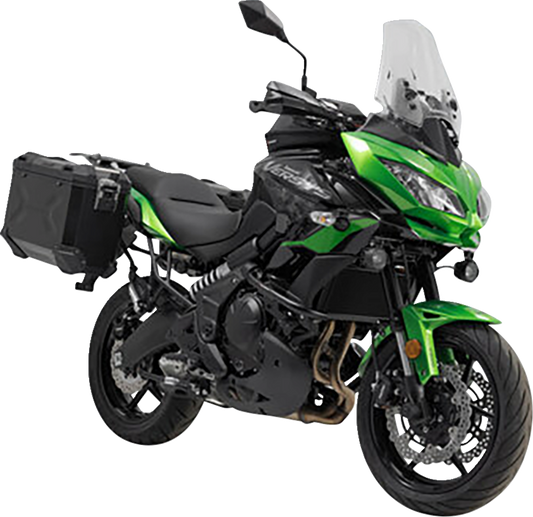SW-MOTECH TRAX ADV Aluminum Case System - Black - Kawasaki Versys 650 '14-'22 KFT.08.518.70000/B