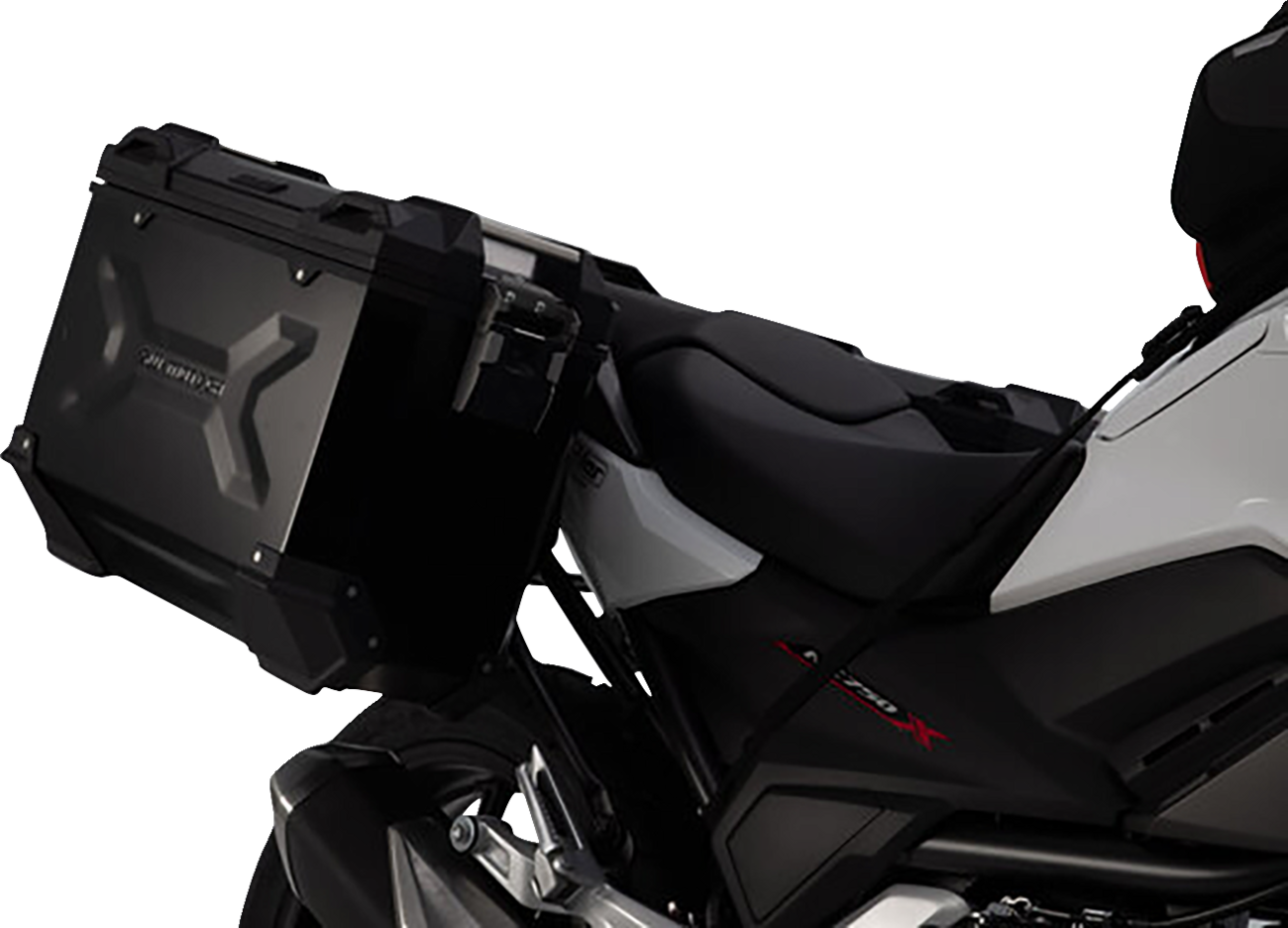 SW-MOTECH TRAX ADV Aluminum Case System - Black - Honda NC750 '16-'20 KFT.01.699.70001/B