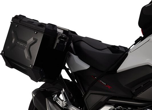 SW-MOTECH TRAX ADV Aluminum Case System - Black - Honda NC750 '16-'20 KFT.01.699.70001/B