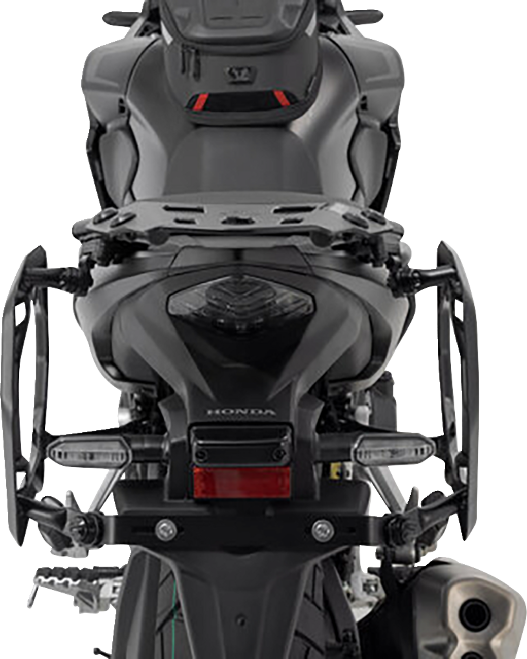 SW-MOTECH TRAX ADV Aluminum Case System - Black - Honda CB/CBR/NX 500 '13-'24 KFT.01.400.70001/B