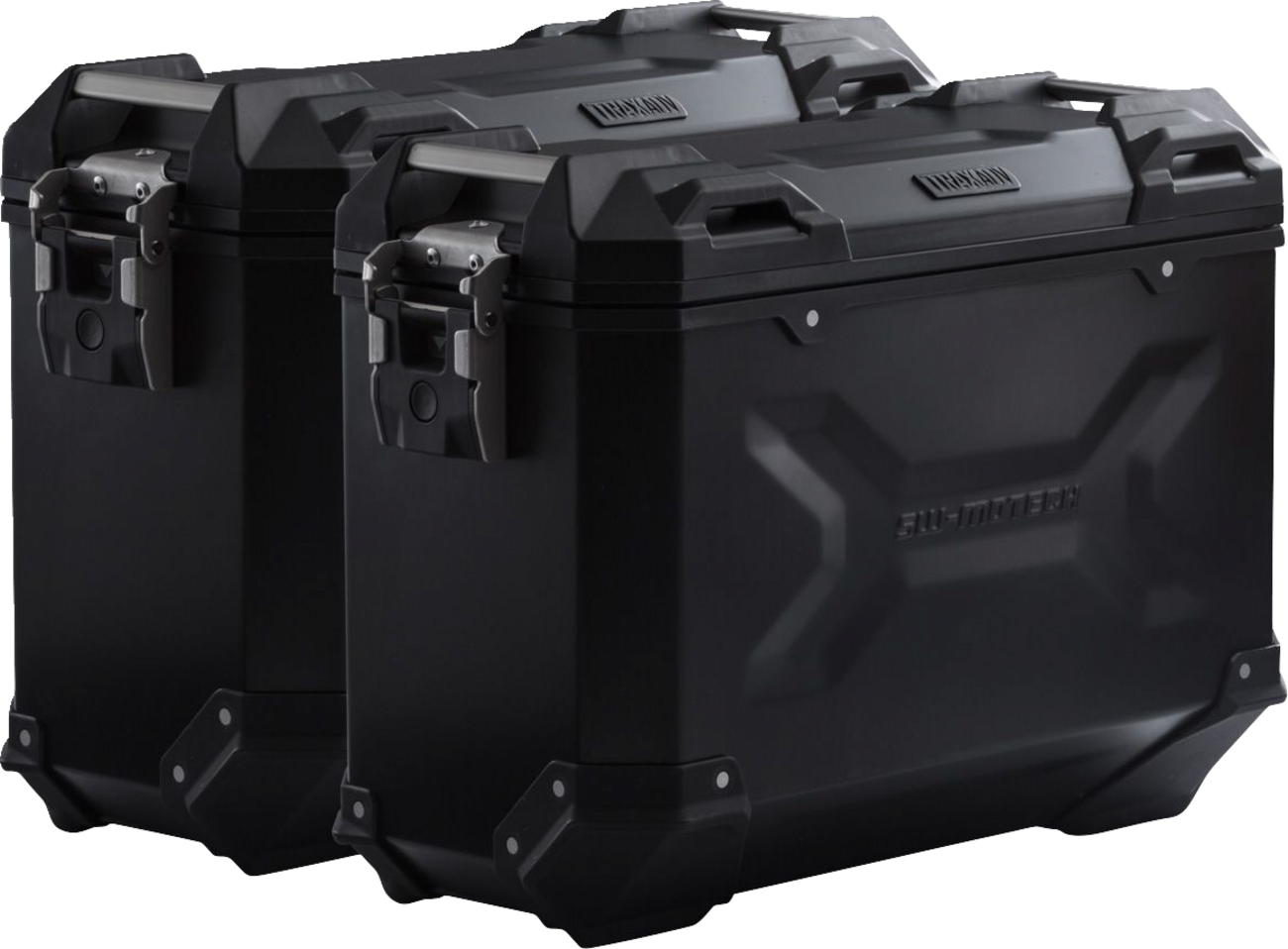 SW-MOTECH TRAX ADV Aluminum Case System - Black - BMW R 1300 GS '24 KFT.07.975.70000/B