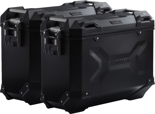 SW-MOTECH TRAX ADV Aluminum Case System - Black - BMW R 1300 GS '24 KFT.07.975.70000/B
