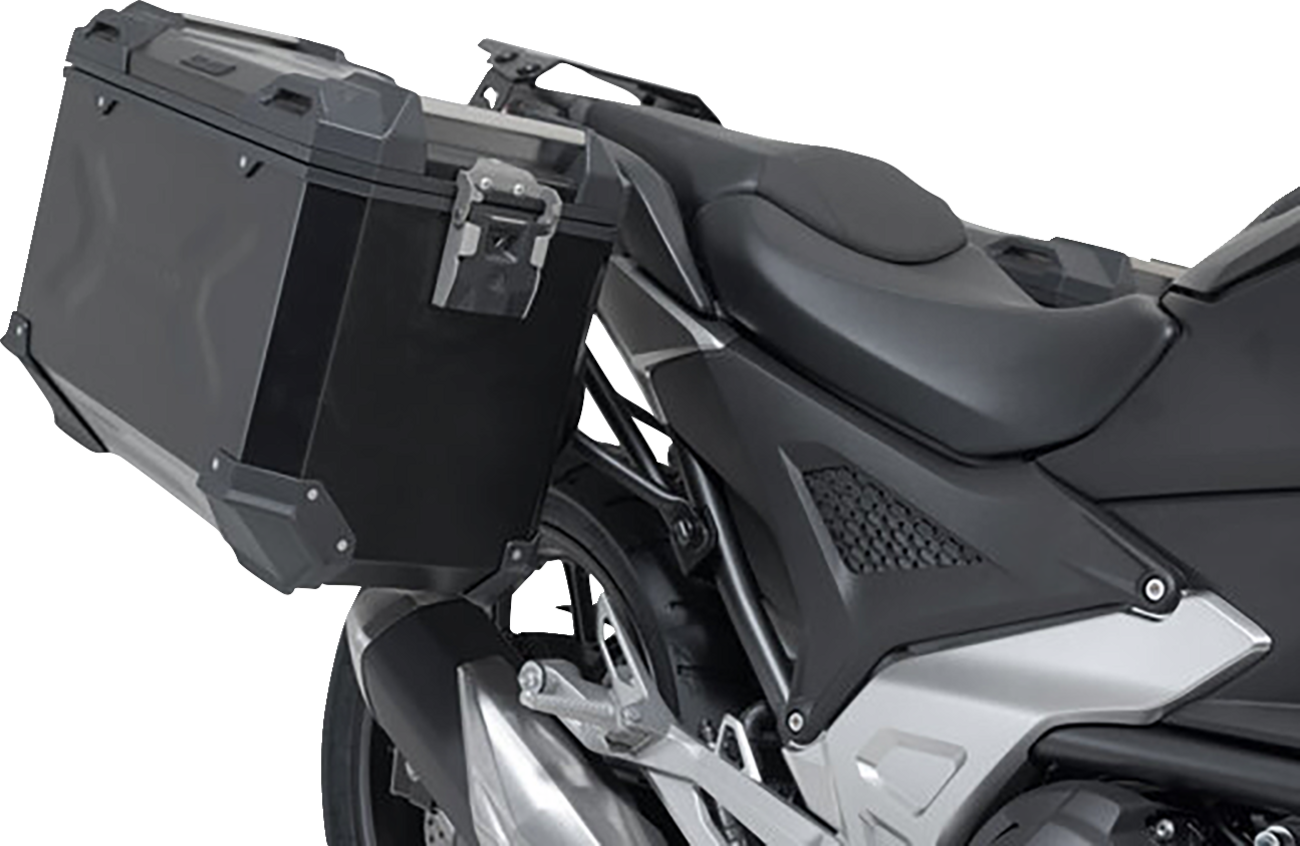 SW-MOTECH TRAX ADV Aluminum Case System - Black - Honda NC750X '20-'24 KFT.01.841.70000/B