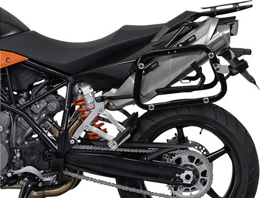 SW-MOTECH TRAX ADV Aluminum Case System - Black - KTM Super Moto 950/SMR 990/SMT 990 '05-'13 KFT.04.621.70000/B
