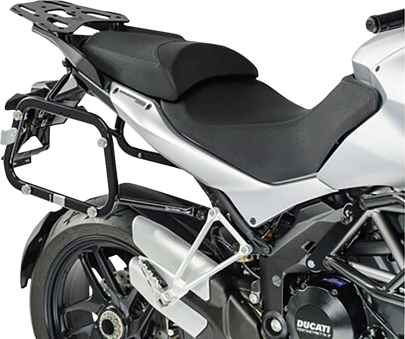 SW-MOTECH TRAX ADV Aluminum Case System - Black - Ducati Multistrada 1200 '10-'14 KFT.22.140.70000/B