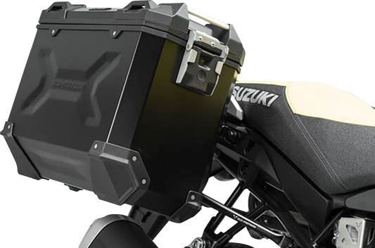 SW-MOTECH TRAX ADV Aluminum Case System - Black - Suzuki V-Strom 1000 '14-'19 KFT.05.440.70001/B