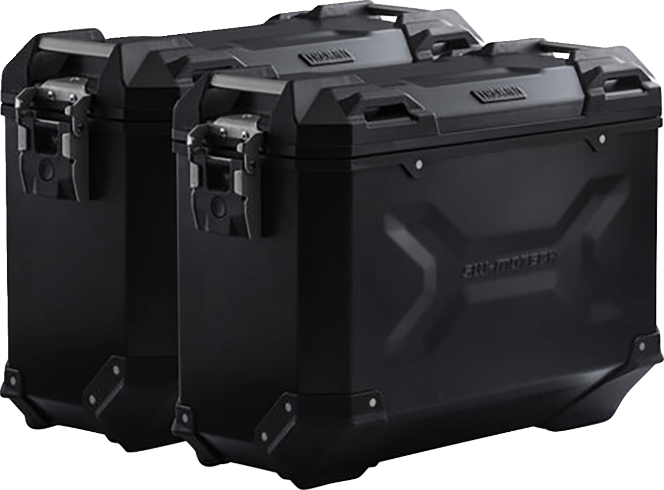 SW-MOTECH TRAX ADV Aluminum Case System - Black - Triumph Tiger 1200/Tiger Explorer 1200 '12-'21 KFT.11.483.70001/B