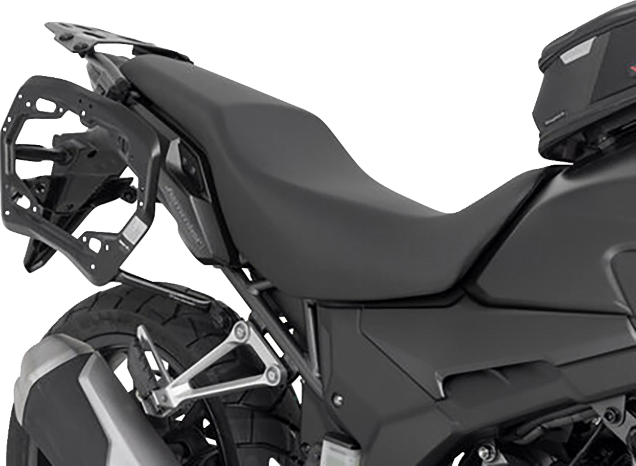 SW-MOTECH TRAX ADV Aluminum Case System - Black - Honda CB/CBR/NX 500 '13-'24 KFT.01.400.70001/B
