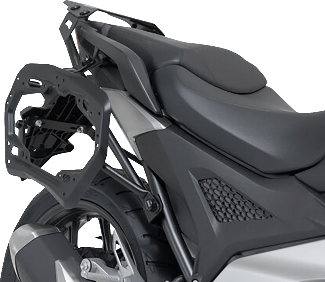 SW-MOTECH TRAX ADV Aluminum Case System - Black - Honda NC750X '20-'24 KFT.01.841.70000/B