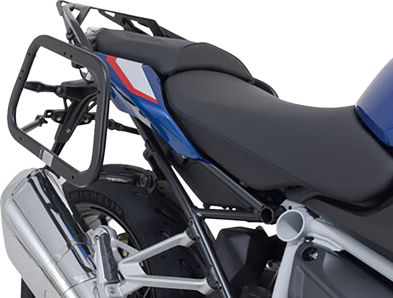 SW-MOTECH TRAX ADV Aluminum Case System - Black - BMW R 1200/1250 R '14-'24 KFT.07.573.70000/B