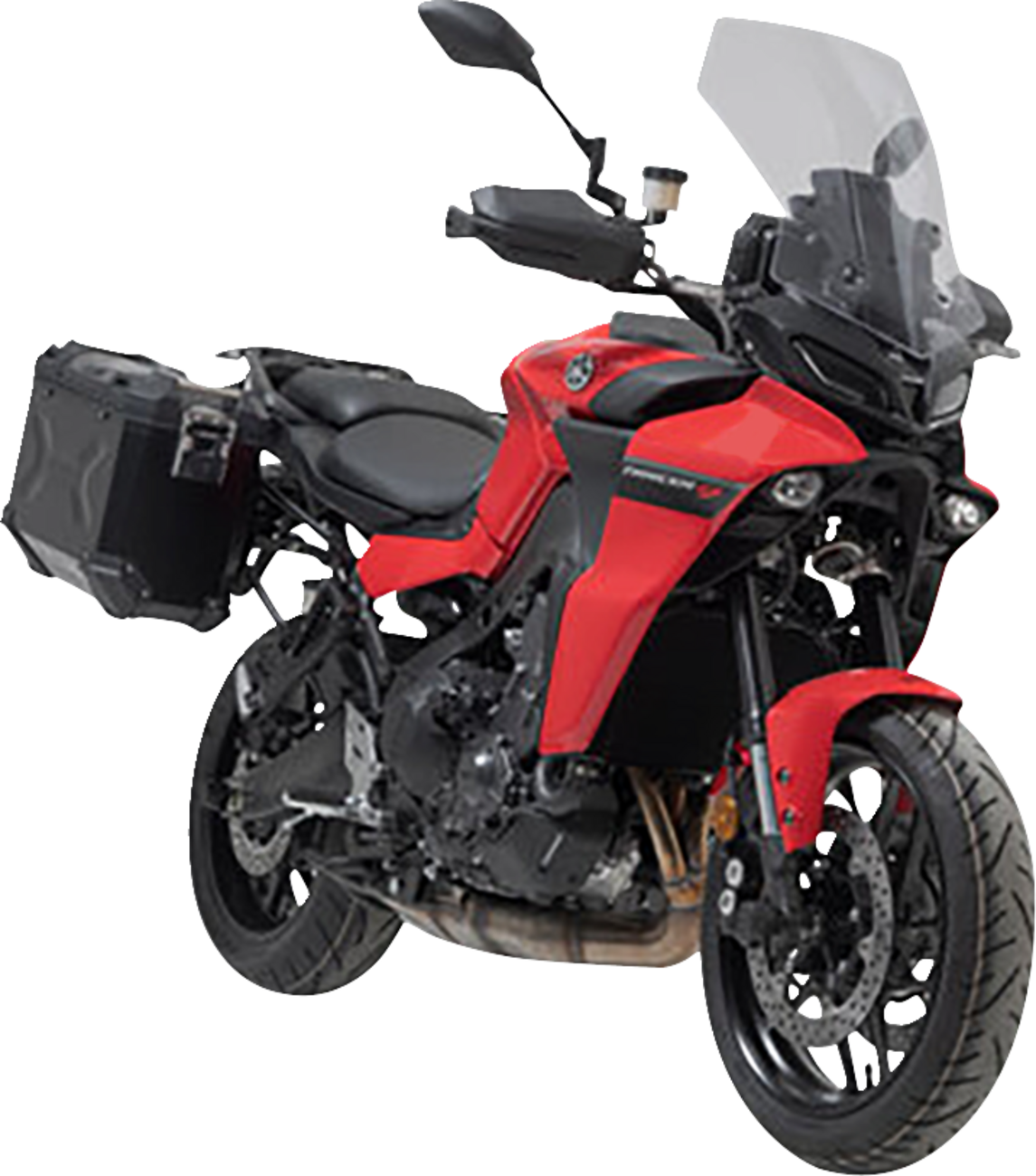 SW-MOTECH TRAX ADV Aluminum Case System - Black - Yamaha Tracer 9 GT '21-'24 KFT.06.921.70000/B