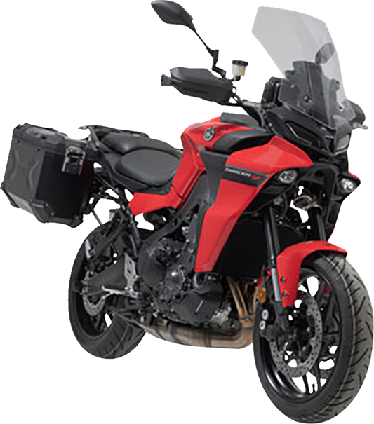 SW-MOTECH TRAX ADV Aluminum Case System - Black - Yamaha Tracer 9 GT '21-'24 KFT.06.921.70000/B