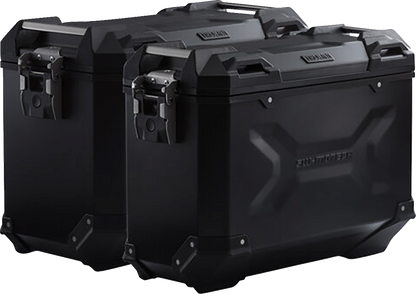 SW-MOTECH TRAX ADV Aluminum Case System - Black - BMW F 750/800/850/900 GS '18-'24 KFT.07.897.70000/B