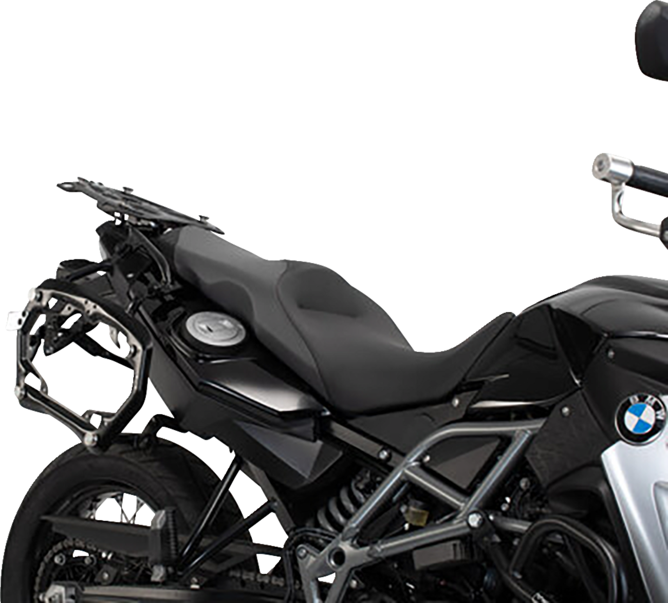 SW-MOTECH TRAX ADV Aluminum Case System - Black - BMW F 650/700/800 GS '08-'18 KFT.07.559.70001/B