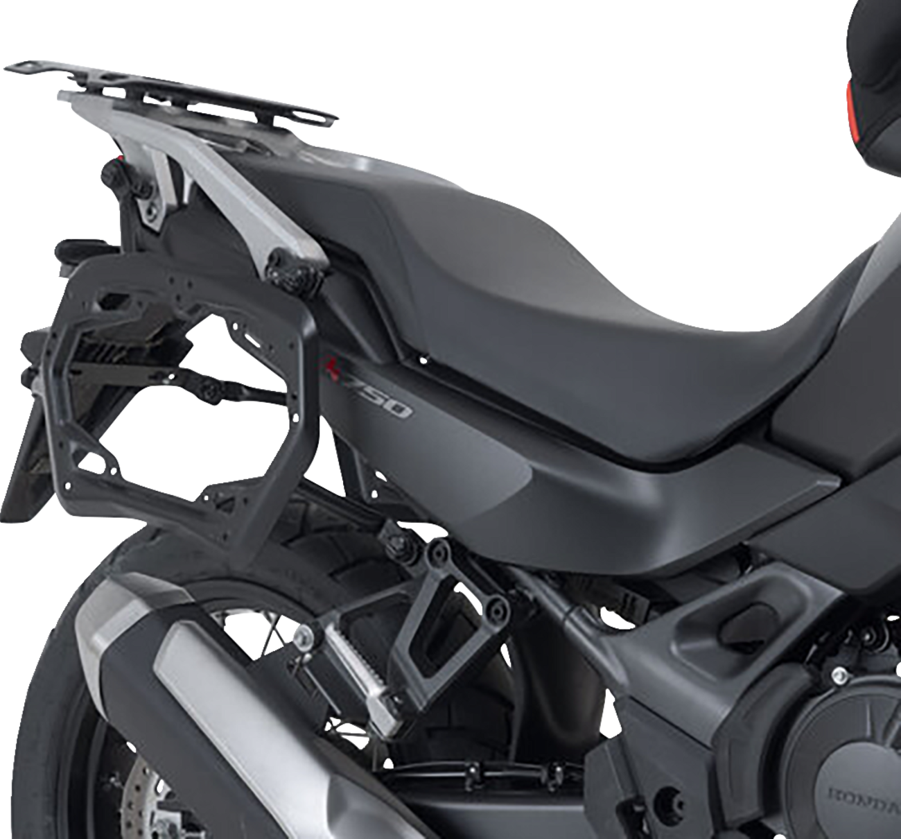 SW-MOTECH TRAX ADV Aluminum Case System - Black - Honda XL750R Transalp '24 KFT.01.070.70000/B
