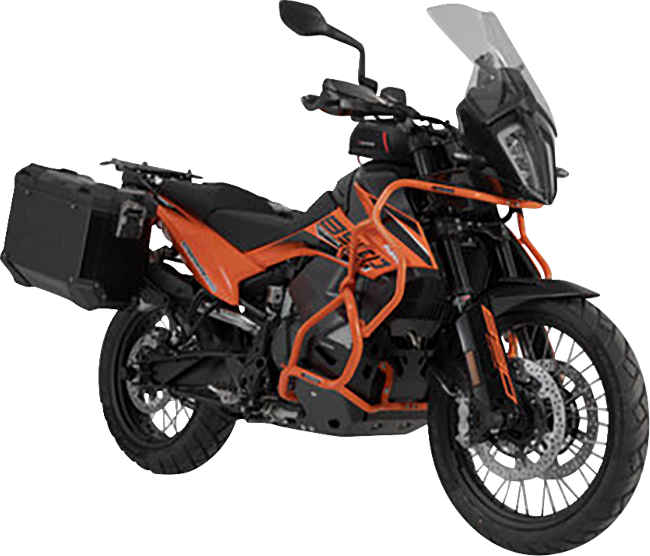 SW-MOTECH TRAX ADV Aluminum Case System - Black - KTM Adventure 790/890/SMT 890 '19-'24 KFT.04.521.70001/B