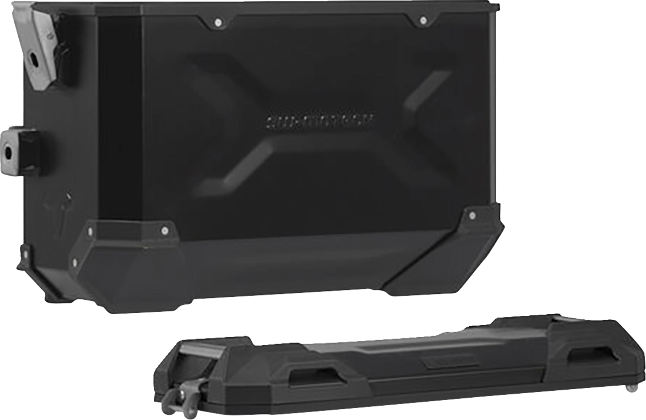 SW-MOTECH TRAX ADV Aluminum Case System - Black - Yamaha Tracer 9 GT '21-'24 KFT.06.921.70000/B