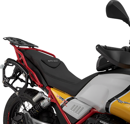 SW-MOTECH TRAX ADV Aluminum Case System - Black - Moto Guzzi V85 TT '19-'24 KFT.17.925.70000/B