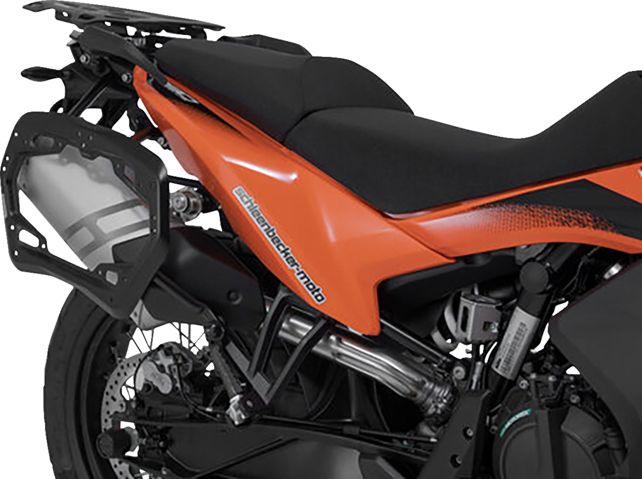 SW-MOTECH TRAX ADV Aluminum Case System - Black - KTM Adventure 790/890/SMT 890 '19-'24 KFT.04.521.70001/B