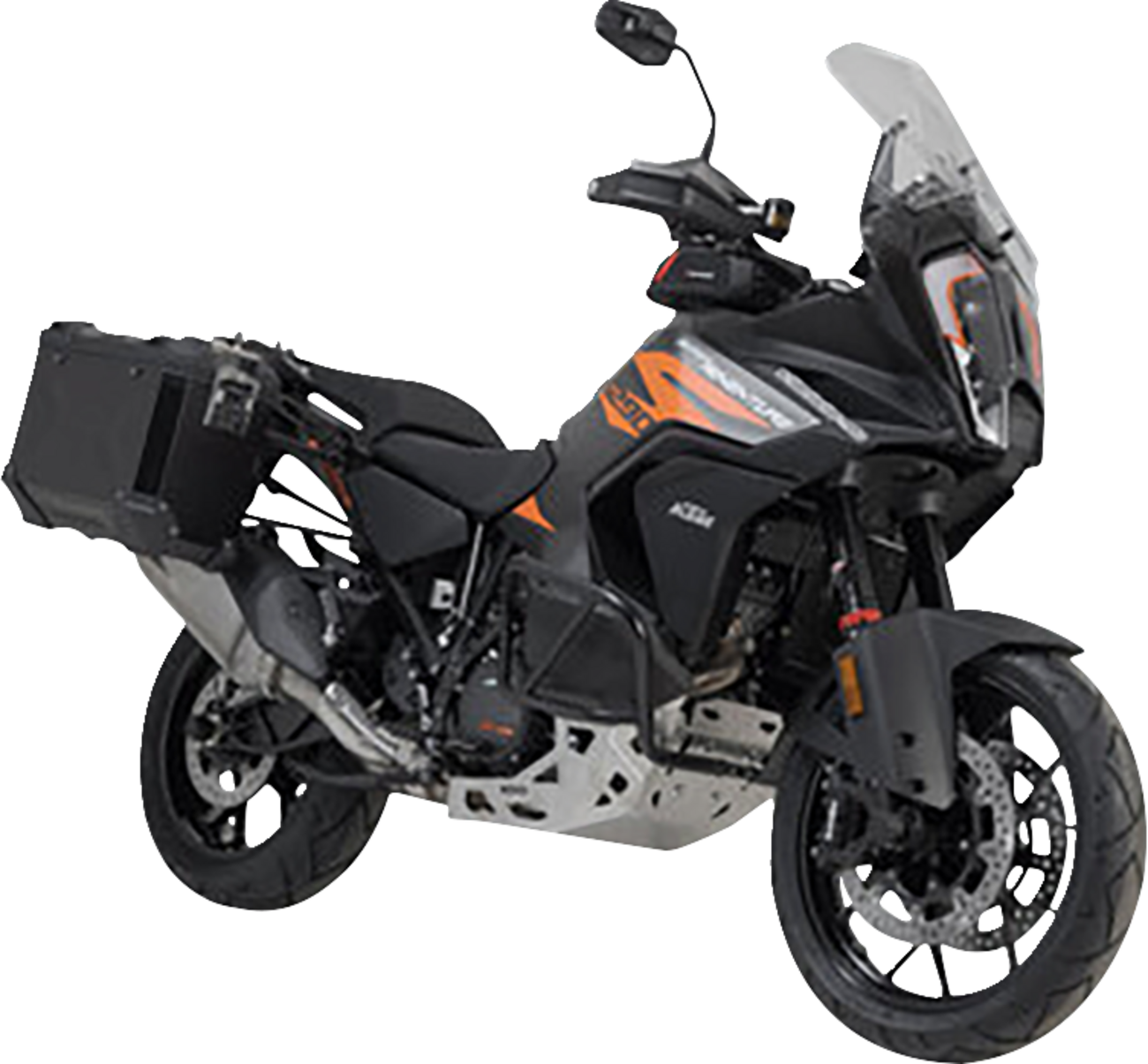 SW-MOTECH TRAX ADV Aluminum Case System - Black - KTM Super Adventure 1290 R/S '21-'24 KFT.04.835.70000/B