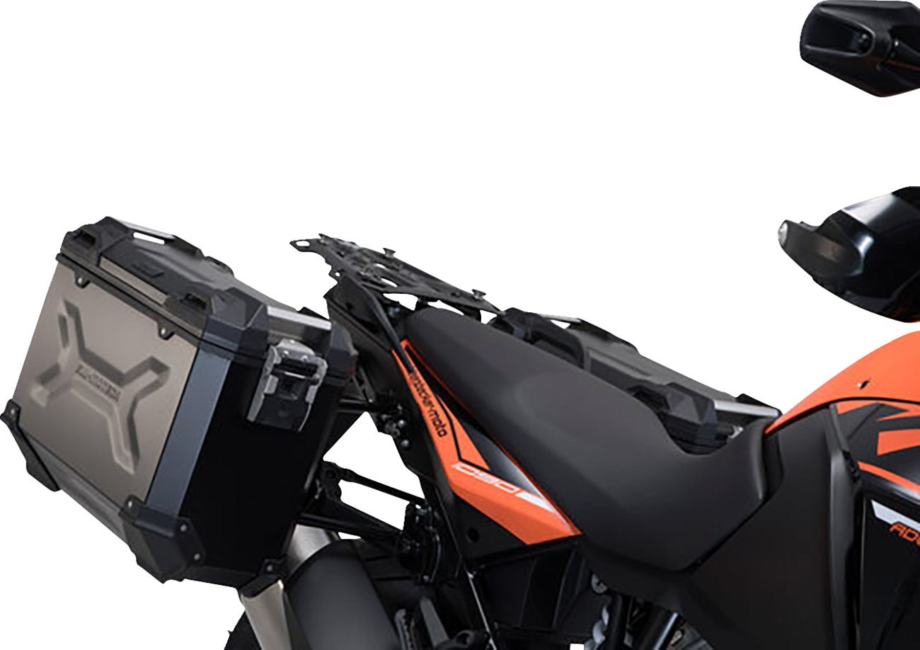 SW-MOTECH TRAX ADV Aluminum Case System - Black - KTM Adventure 1050/1090/1190/Super Adventure 1290 '13-'20 KFT.04.333.70002/B