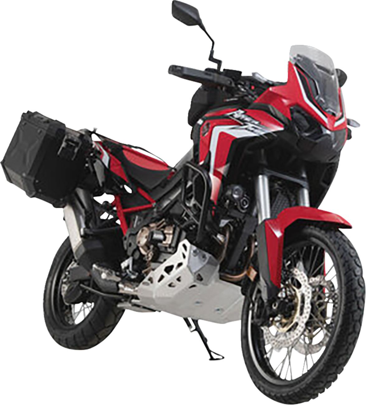 SW-MOTECH TRAX ADV Aluminum Case System - Black - Honda Africa Twin '19-'21 KFT.01.950.70001/B