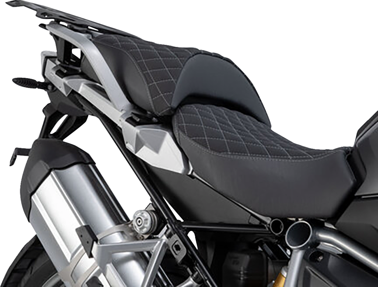 SW-MOTECH TRAX ADV Aluminum Case System - Black - BMW R 1200/1250 GS '12-'24 KFT.07.664.70001/B