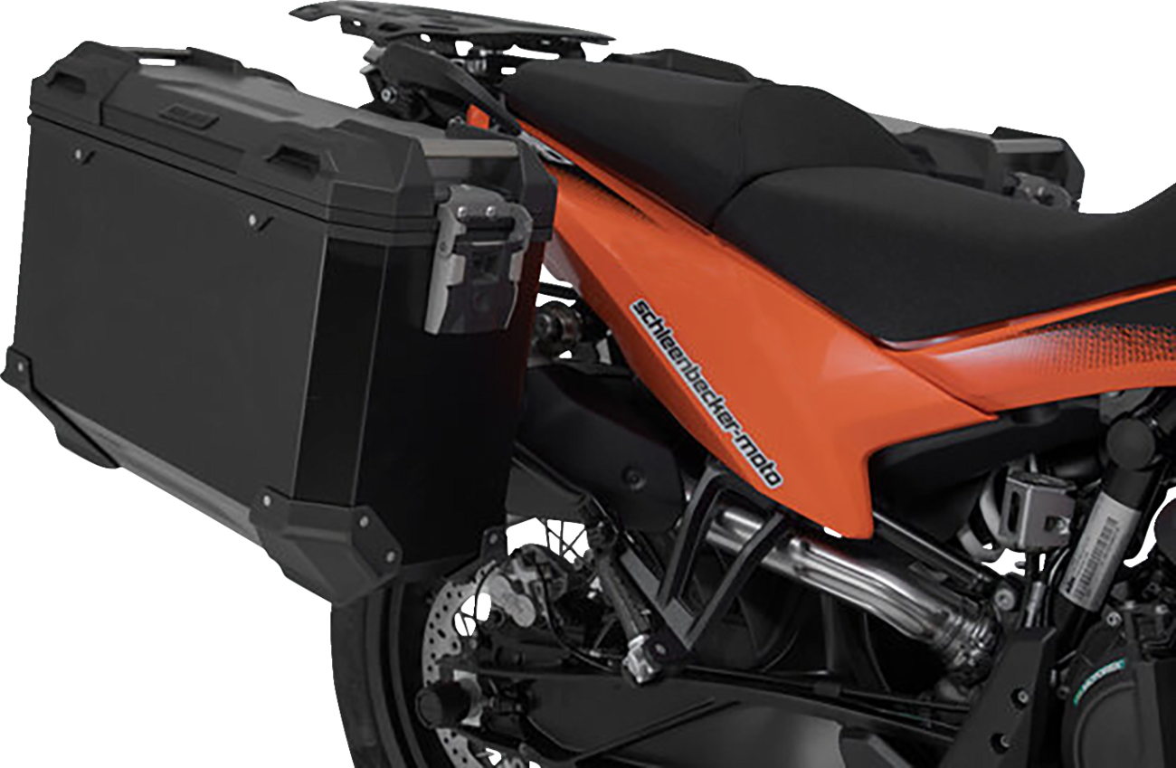 SW-MOTECH TRAX ADV Aluminum Case System - Black - KTM Adventure 790/890/SMT 890 '19-'24 KFT.04.521.70001/B