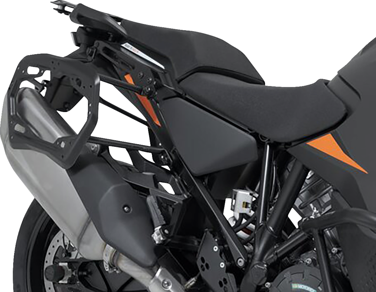 SW-MOTECH TRAX ADV Aluminum Case System - Black - KTM Super Adventure 1290 R/S '21-'24 KFT.04.835.70000/B