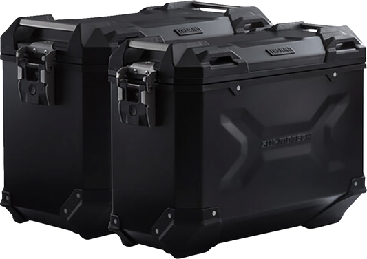 SW-MOTECH TRAX ADV Aluminum Case System - Black - Suzuki V-Strom 650 '04-'10 KFT.05.294.70000/B