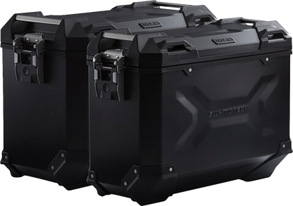 SW-MOTECH TRAX ADV Aluminum Case System - Black - Suzuki V-Strom 1050 '20-'24 KFT.05.936.70000/B