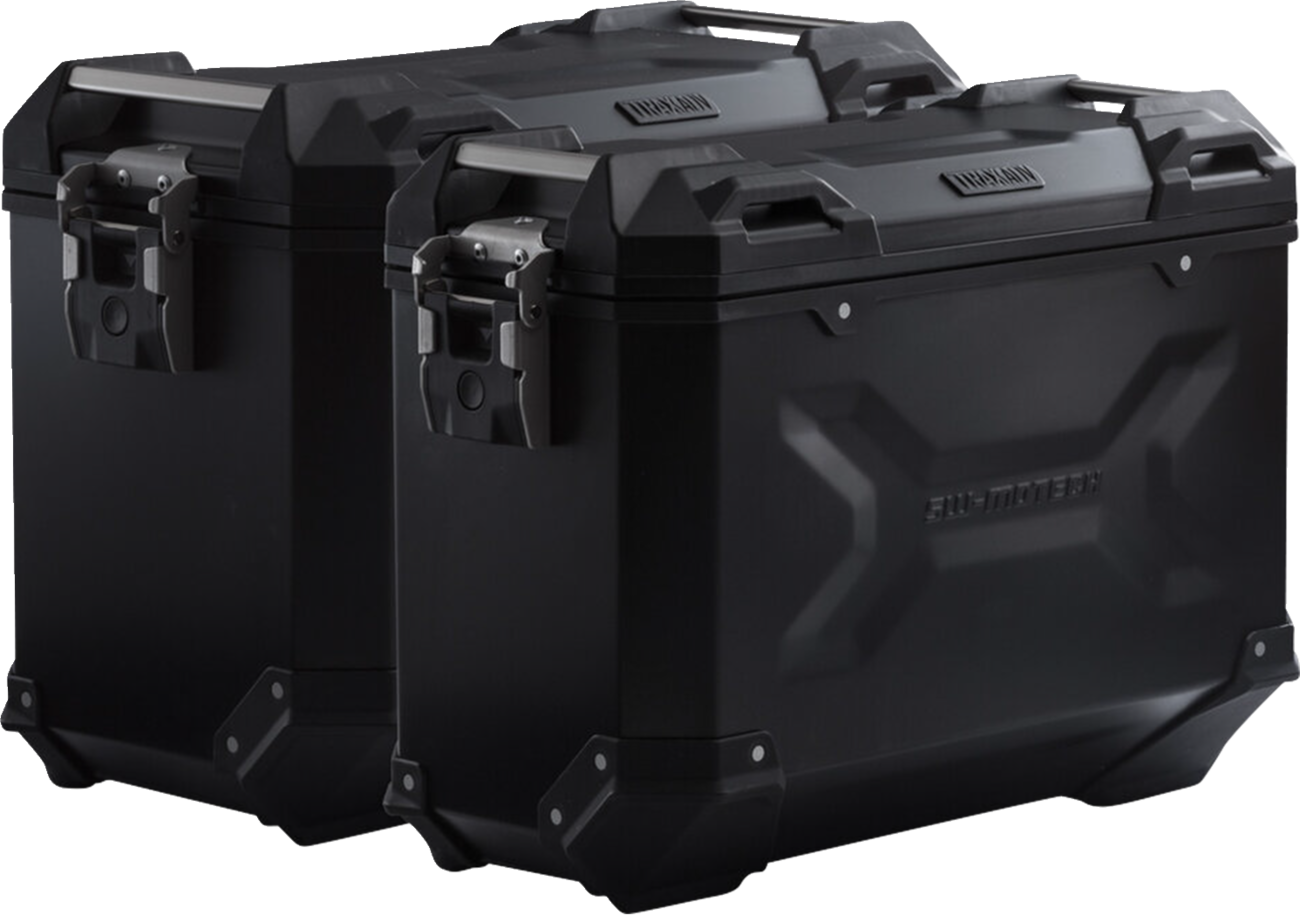 SW-MOTECH TRAX ADV Aluminum Case System - Black - Triumph Tiger 800 '10-'19 KFT.11.748.70001/B
