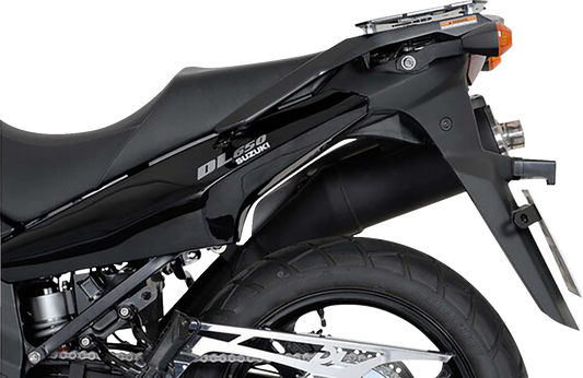 SW-MOTECH TRAX ADV Aluminum Case System - Black - Suzuki V-Strom 650 '04-'10 KFT.05.294.70000/B